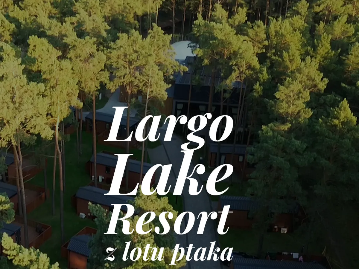 Largo Lake Resort z lotu ptaka
