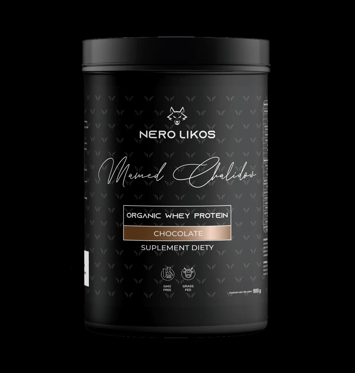 Opakowanie produktu Nero Likos — Organic Whey Protein